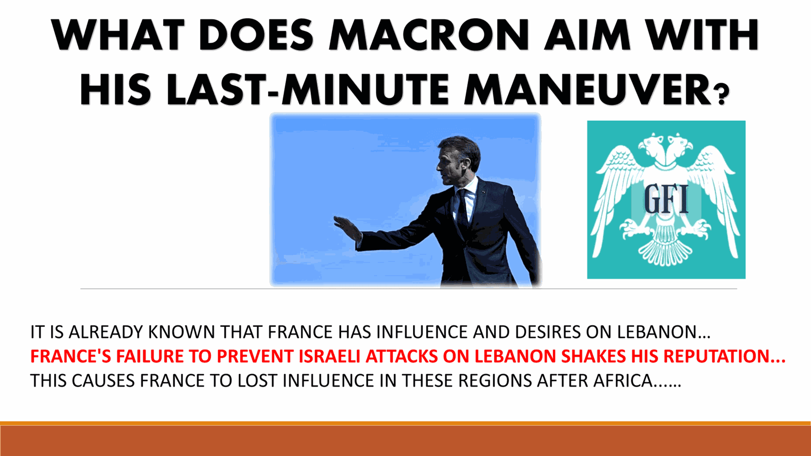 MANEUVER MACRON