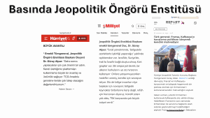BASINDA JEOPOLİTİK ÖNGÖRÜ ENSTİTÜSÜ