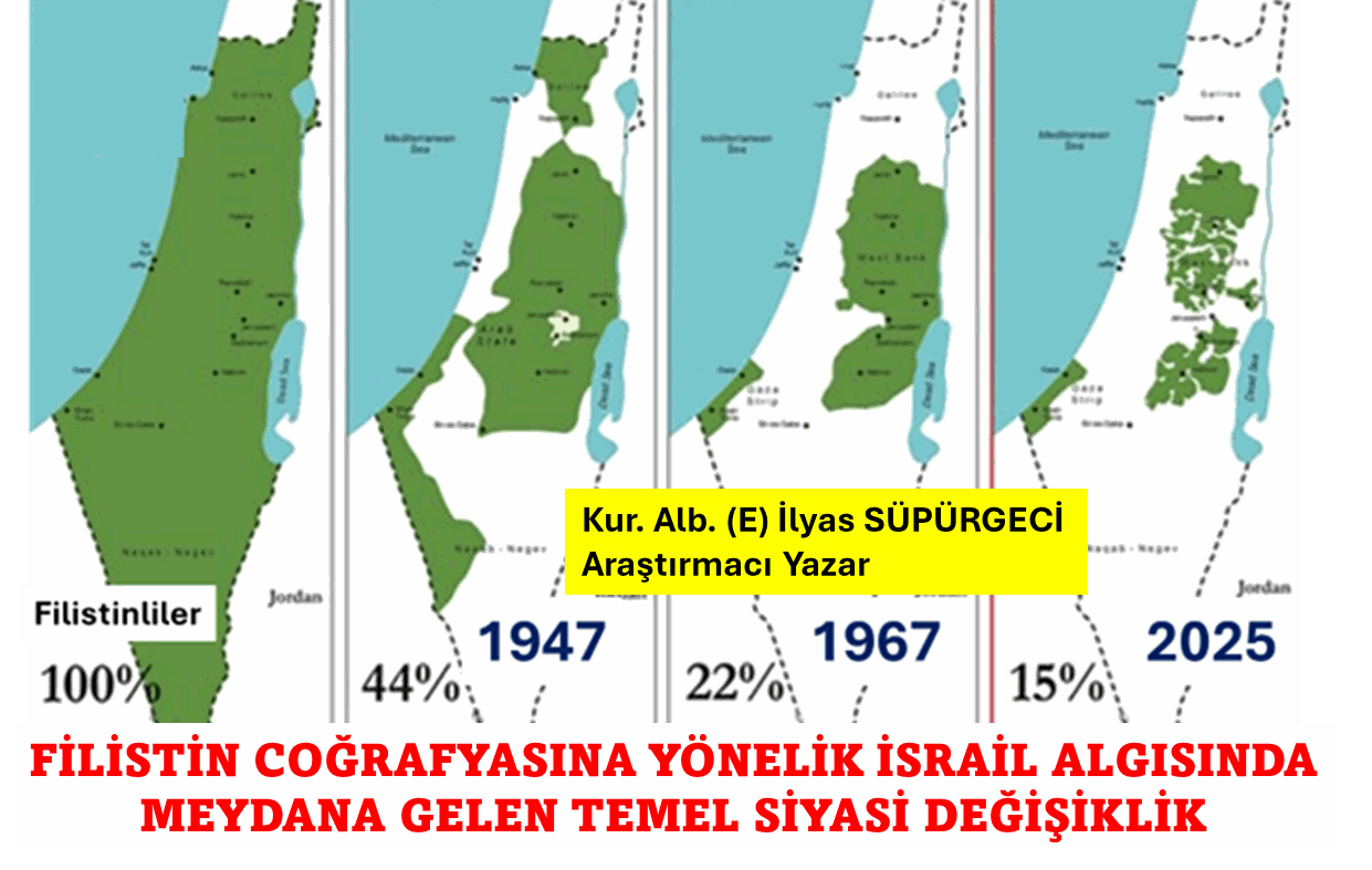 07 EKİM 2023 TARİHİNDEN SONRA  FİLİSTİN COĞRAFYASINA YÖNELİK İSRAİL ALGISINDA  MEYDANA GELEN TEMEL SİYASİ DEĞİŞİKLİK NEDİR?