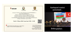 AZERBAYCAN BÜYÜKELÇİLİĞİNİN DAVETLİSİ OLARAK MUTLULUĞU PAYLAŞTIK…